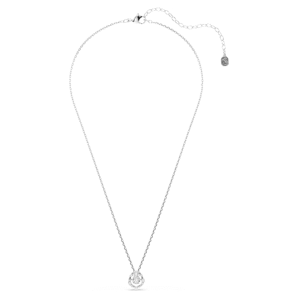 Constella 펜던트, 라운드 컷, 댄싱 스톤(Dancing Stone), 화이트, 로듐 플래팅 - Swarovski, 5738247