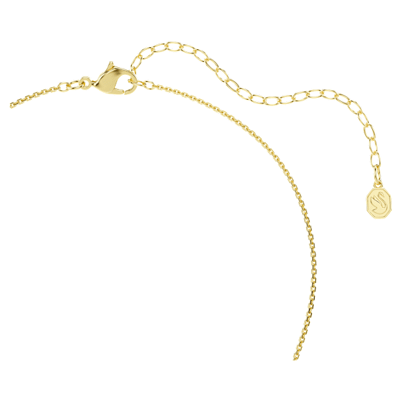 Hyperbola Anhänger, Rundschliff, Weiß, Goldlegierungsschicht - Swarovski, 5738248