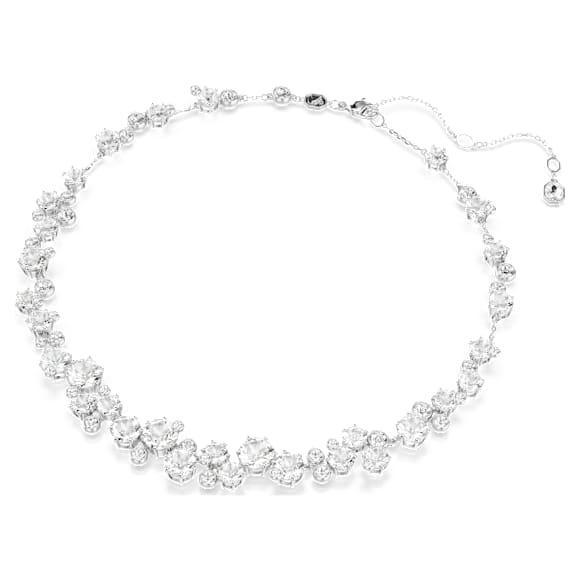 Constella set, Mixed cuts, White, Rhodium plated - Swarovski, 5738285