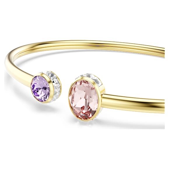 Chroma 手镯, 混合切割, 流光溢彩, 金色饰面 - Swarovski, 5738475