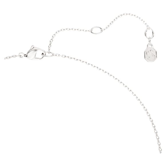 Wisiorek Swarovski Classica, Szlif okrągły, Długi, Biały, Srebro próby 925 - Swarovski, 5740344