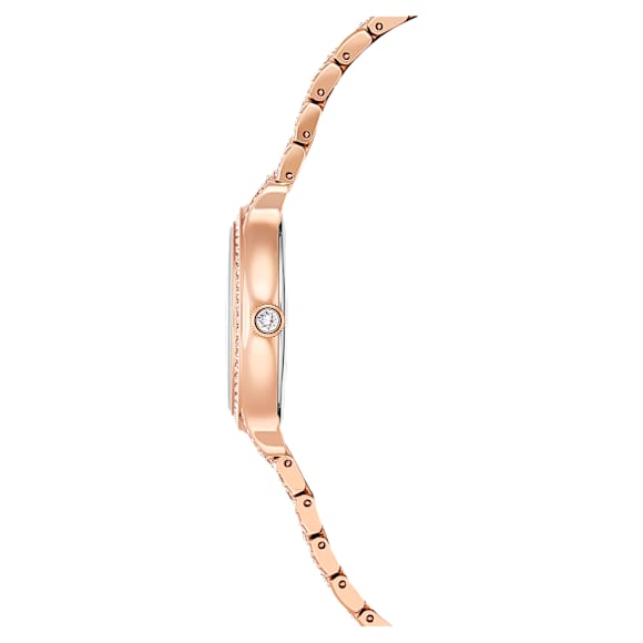 Imber Klocka, Tillverkad i Schweiz, Metallarmband, Roséguldston, Roséguldfärgad finish - Swarovski, 5741227