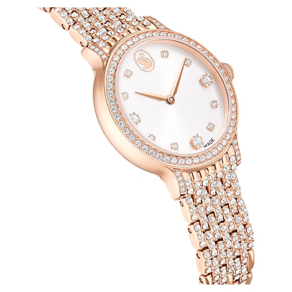 Imber นาฬิกา, Swiss Made, สร้อยข้อมือโลหะ, โทนโรสโกลด์, เคลือบโทนสีโรสโกลด์ - Swarovski, 5741227