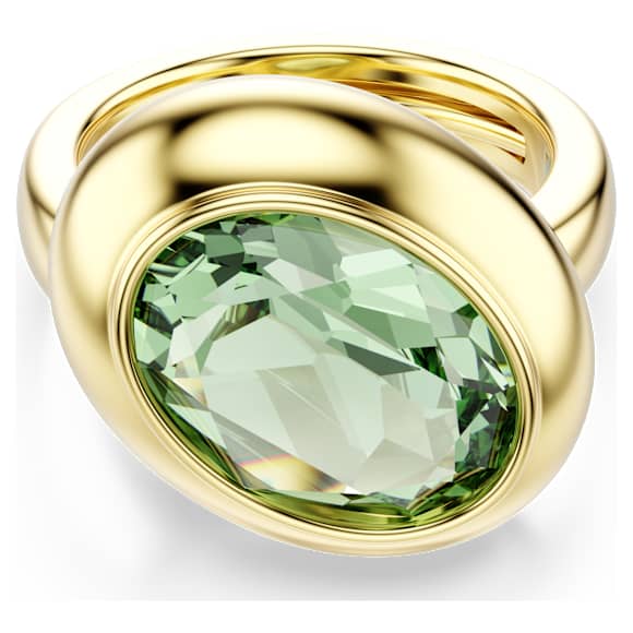 Gema motif ring, Set (3), Multicoloured, Gold-tone plated - Swarovski, 5741583