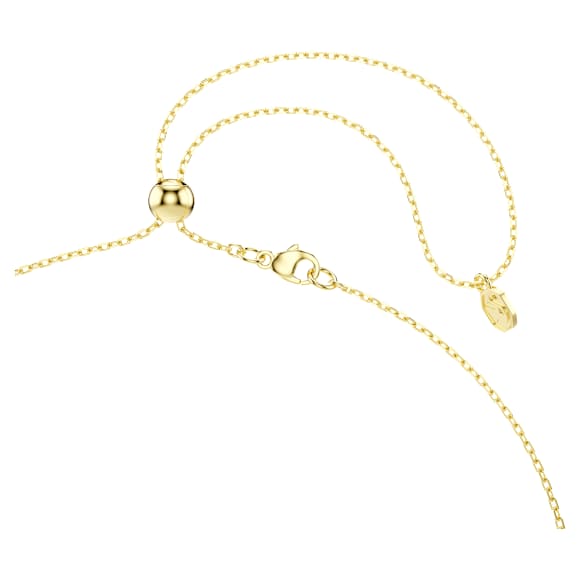 Gema pendant, Mixed cuts, Dangling crystals, Multicolored, Gold-tone plated - Swarovski, 5741587