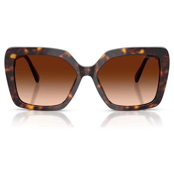 Sunglasses, Square shape, SK6049, Brown - Swarovski, 5741967