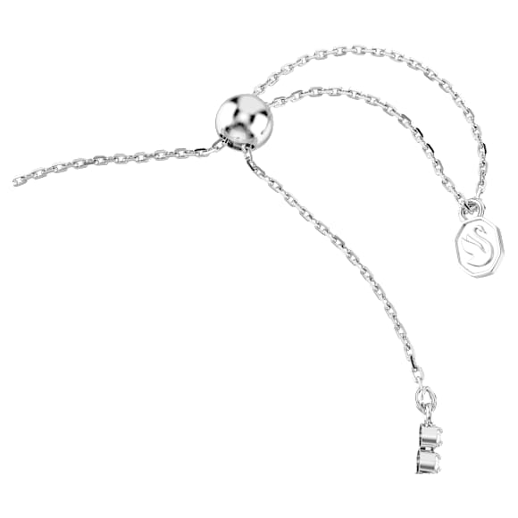 Idyllia 手链, 混合切割, 心形与箭头, 白色, 镀铑 - Swarovski, 5742022