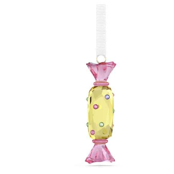 Holiday Cheers Dulcis Candy Ornament, Yellow - Swarovski, 5742102