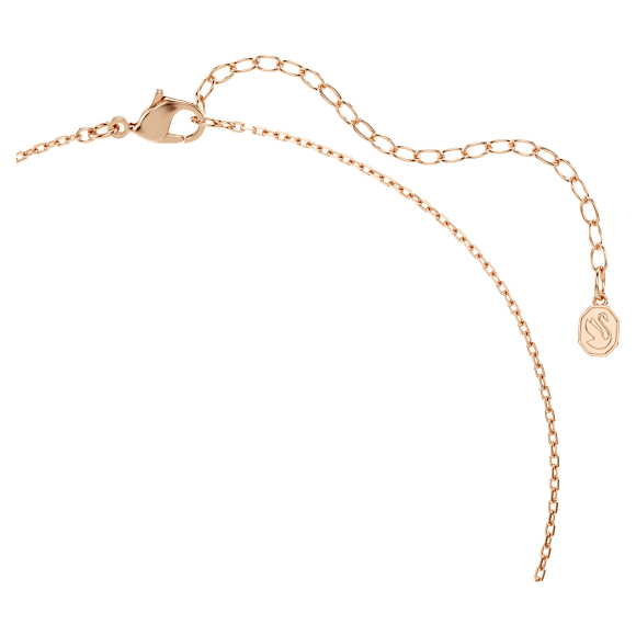 Idyllia 鏈墜, 混合式切割, 泰迪熊, 白色, 鍍金（玫瑰金色飾面） - Swarovski, 5742363