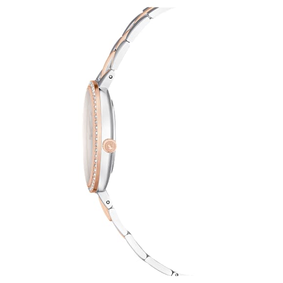 Reloj Cosmopolitan, Fabricado en Suiza, Brazalete de metal, Tono plateado, Combinación de acabados metálicos - Swarovski, 5742473