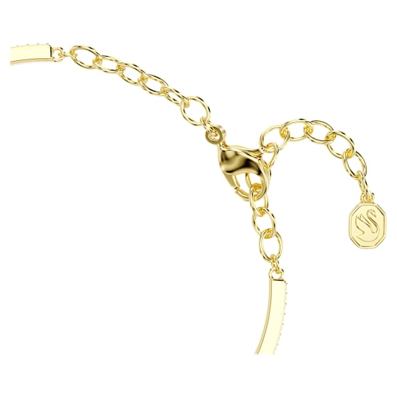 Idyllia bangle, Mixed cuts, Bee, Multicolored, Gold-tone plated - Swarovski, 5742679