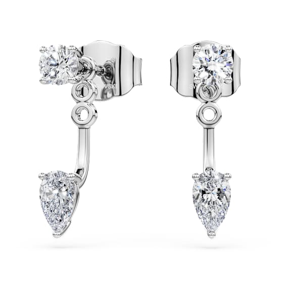 Galaxy Hängsmycke för örhänge, Labbodlade diamanter 0,82 ct totalvikt, Blandade former, Sterlingsilver - Swarovski, 5742846