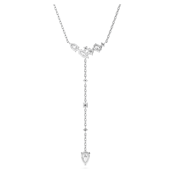 Naszyjnik Y Galaxy, Diamenty laboratoryjne o łącznej masie 0,7 karata, Kształty różnorodne, Srebro wysokiej próby - Swarovski, 5742849
