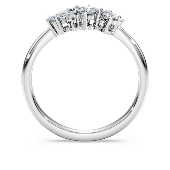Anillo Galaxy, Diamantes creados en laboratorio (peso total de 0,43 quilates), Formas mixtas, Plata de ley - Swarovski, 5742860