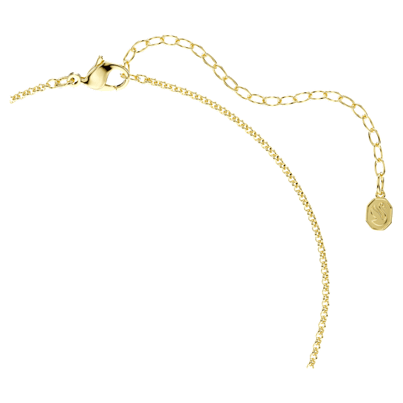 Collar Swarovski Remix, Talla redonda, Blanco, Baño tono oro - Swarovski, 5743027