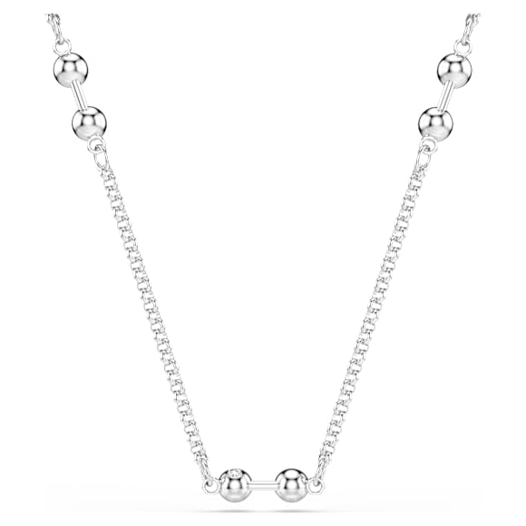 Naszyjnik Swarovski Remix, Szlif okrągły, Biały, Powłoka z rodu - Swarovski, 5743028