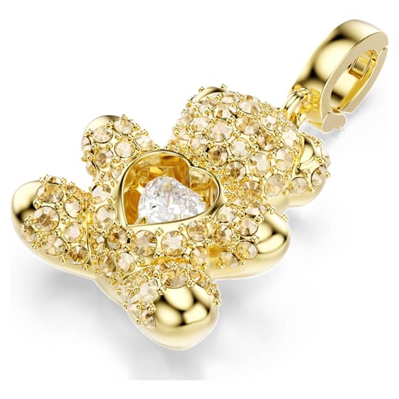 Idyllia Berlock, Blandade slipningar, Nalle, 18K guldfinish - Swarovski, 5743147