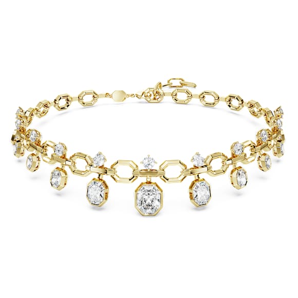 Octagon 项链, 总重 18.39 克拉培育钻石, 混合造型, 18K 金（黄色) - Swarovski, 5743351