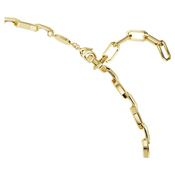 Collier Octagon, Diamants de synthèse 18,39 ct tw, Formes variées, Or jaune 18 carats - Swarovski, 5743351