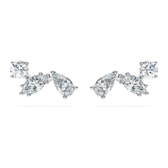 Brincos stud Galaxy, Diamantes criados em laboratório 0,5 ct. tw, Combinação de formas, Prata esterlina - Swarovski, 5743357