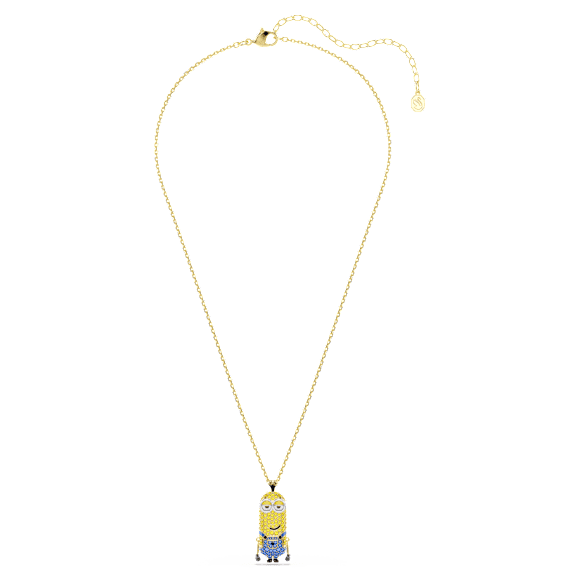 Minions Kevin Anhänger, Pavé, Mehrfarbig, 18K Goldbeschichtet - Swarovski, 5743384