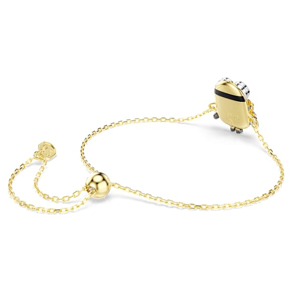 Zapestnica Minions Bob, Pavé, Večbarvna, PVD zlatega odtenka - Swarovski, 5743386