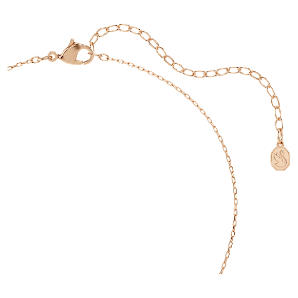 Conjunto One, Talla de corazón, Pavé, Corazón, Rosa, Combinación de acabados metálicos - Swarovski, 5743883