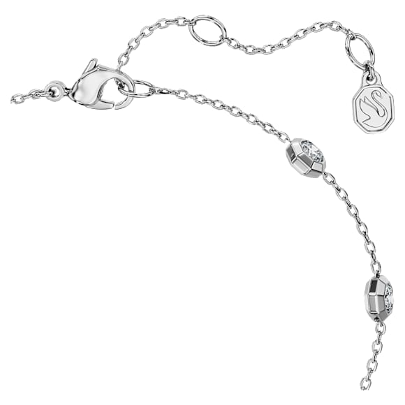 Bransoletka Octagon, Diamenty laboratoryjne 0,8 karata, Kształt okrągły, Srebro wysokiej próby - Swarovski, 5744540