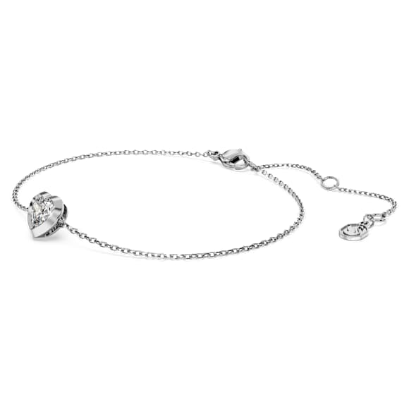 Bracelet Eternity, Diamants de synthèse 0,5 ct tw, Forme de cœur, Argent sterling - Swarovski, 5744541