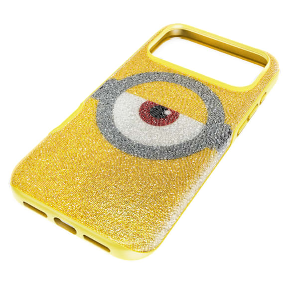 High smartphone case, Minions, iPhone® 17 Pro Max, Yellow | Swarovski