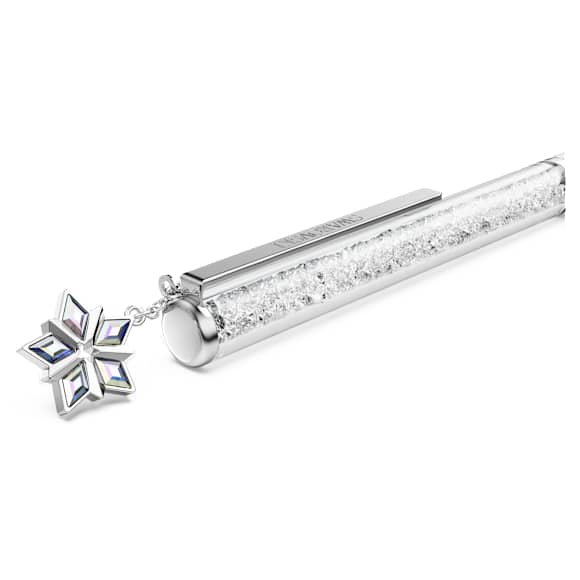 Penna a sfera Annual Edition Crystalline ballpoint pen 2027, Laccato bianco, cromato - Swarovski, 5745579