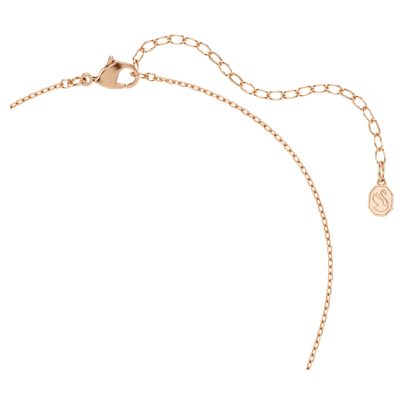 Parure Idyllia, Tailles variées, Cœur avec flèche, Blanc, Doré à l’or rose 18 carats (750/1000) - Swarovski, 5745580
