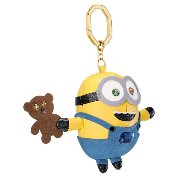 Minions Çanta Charm'ı, Çok renkli, Altın rengi kaplama - Swarovski, 5745866