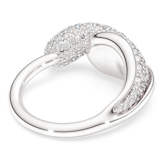 Swarovski Classica 個性戒指, 圓形切割, 白色, 925 銀 - Swarovski, 5745974