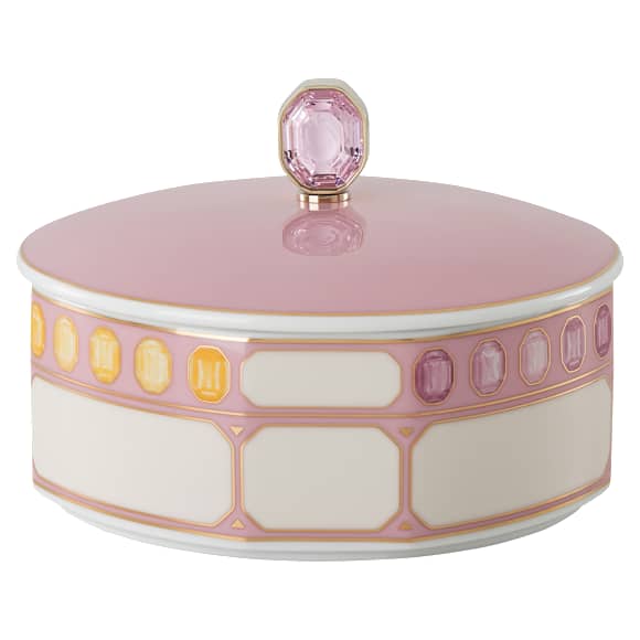 Idyllia 보석함, 포슬린, 핑크 - Swarovski, 5746209