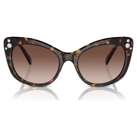 Zonnebril, Kattenoog-vorm, SK6020, Bruin - Swarovski, 5746287