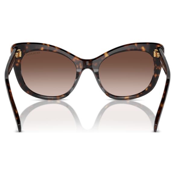 Sunglasses, Cat-eye shape, SK6020, Brown - Swarovski, 5746287