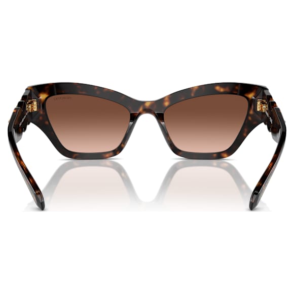 Sunglasses, Rectangular shape, SK6021, Brown - Swarovski, 5746288