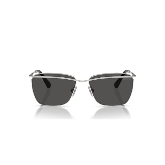 แว่นกันแดด, ทรงเหลี่ยม, SK7006, โทนสีเงิน - Swarovski, 5746291