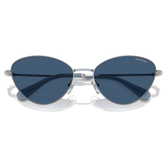 Occhiali da sole, Forma Cat-eye, SK7014, Blu - Swarovski, 5746292