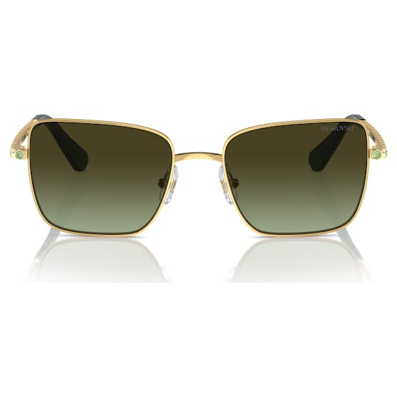Lunettes de soleil, Forme carrée, SK7015, Ton doré - Swarovski, 5746293
