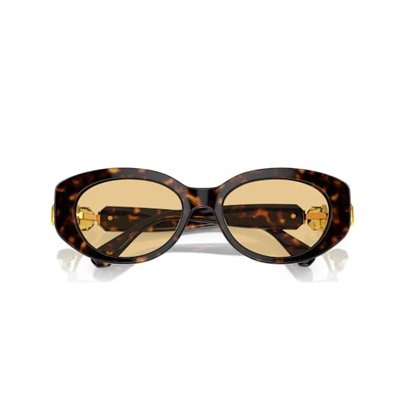 Sunglasses, Oval shape, Brown - Swarovski, 5746299