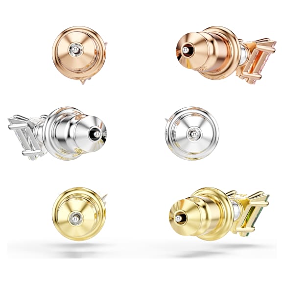 Stilla bedugós fülbevaló, Háromszög metszés, Többszínű, Kevertfém-felület - Swarovski, 5746374