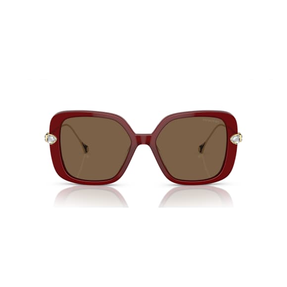 Gafas de sol, Forma cuadrada, SK6011, Marrones - Swarovski, 5746446