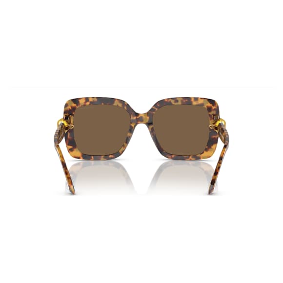 Sonnenbrille, Übergröße, Quadratische Form, Braun - Swarovski, 5746493