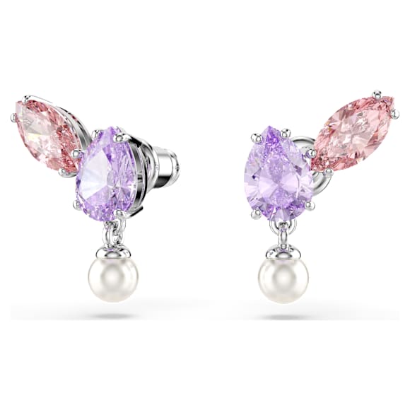 Ariana Grande x Swarovski set, Verschillende slijpvormen, Meerkleurig, Rodium toplaag - Swarovski, 5746577