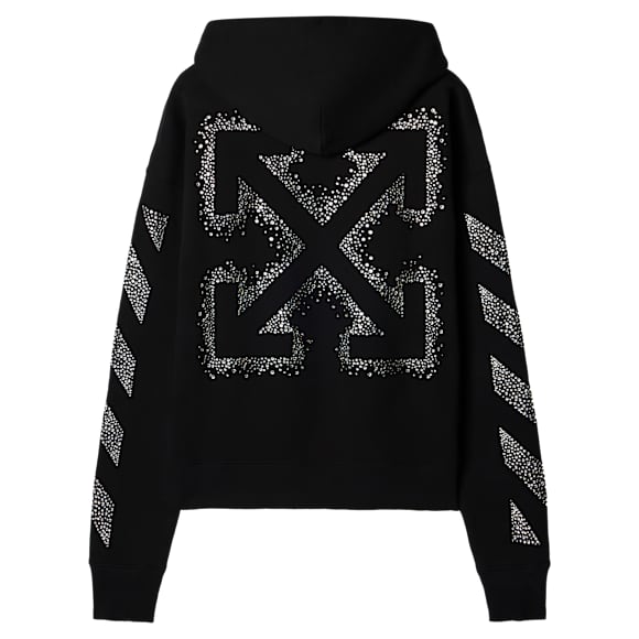 OFF-WHITE™ Arrow Hoodie, Black | Swarovski