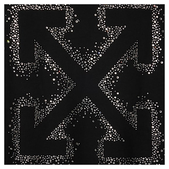 Mikina OFF-WHITE™ Arrow, černá - Swarovski, 5746764