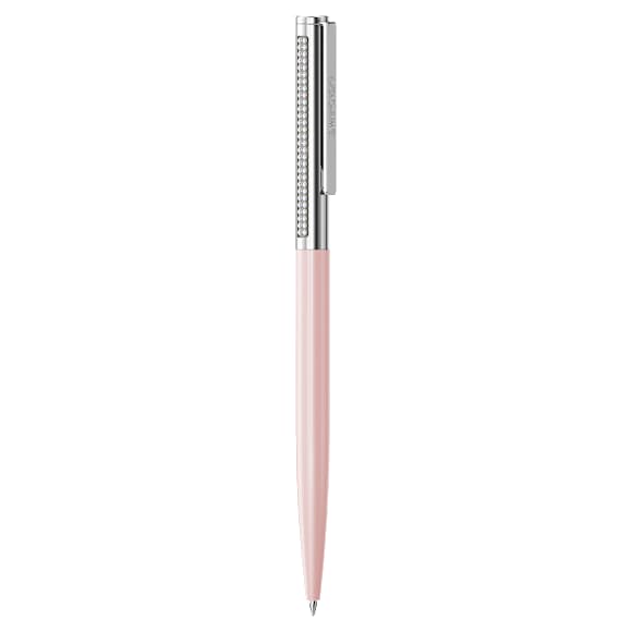Stylo à bille Matrix Tennis, Laqué rose, métal chromé - Swarovski, 5747956