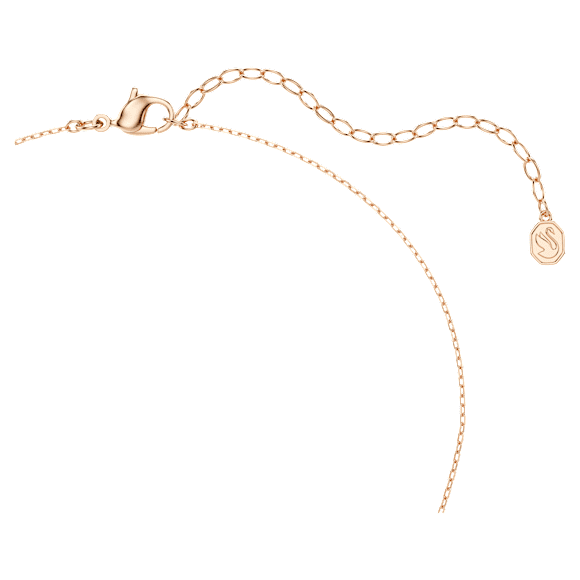Mesmera ネックレス, ミックスカット, ホワイト, 18Kローズゴールドコーティング - Swarovski, 5747996